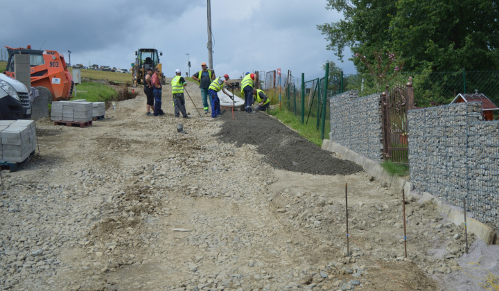 8. fotografia fotogalérie Rekonštrukcia MK6 - od súp.č. 130 k cintorínu