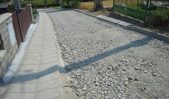 17. fotografia fotogalérie Rekonštrukcia MK6 - od súp.č. 130 k cintorínu