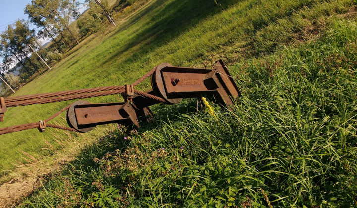 2. fotografia fotogalérie Oprava lávky cez Torysu
