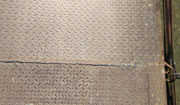 9. fotografia fotogalérie Oprava lávky cez Torysu