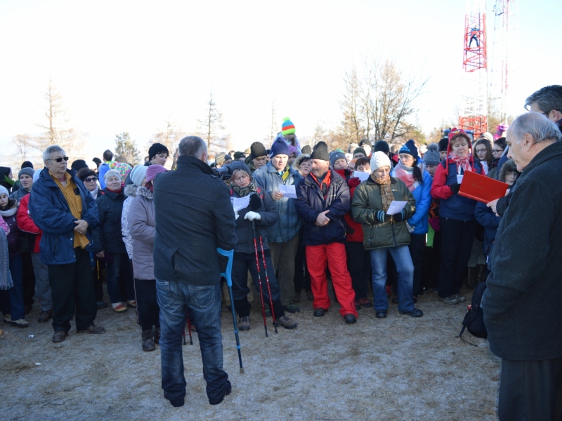 Silvestrovský výstup na Homôlku, r. 2015