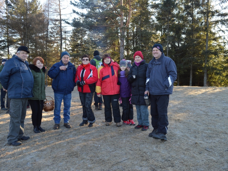 Silvestrovský výstup na Homôlku, r. 2015