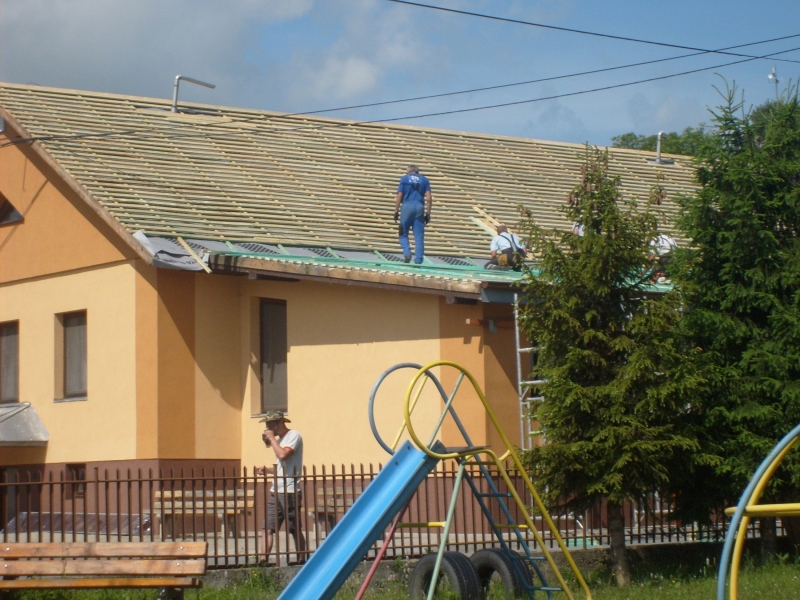 Rekonštrukcia strechy na Kultúrnom dome