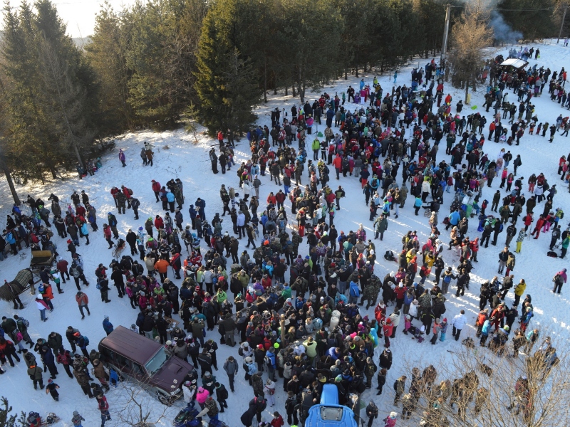 Silvestrovský výstup na Homôlku 2016