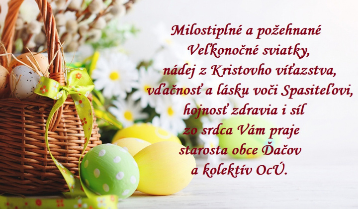 1. fotografia fotogalérie Aktuality / Veľkonočný pozdrav - foto