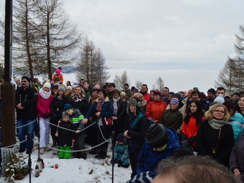 Silvestrovský výstup na Homôlku 2017